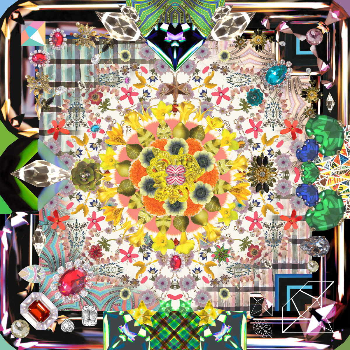 Moooi Carpets - Jewels Garden - 300x300 cm Vloerkleed