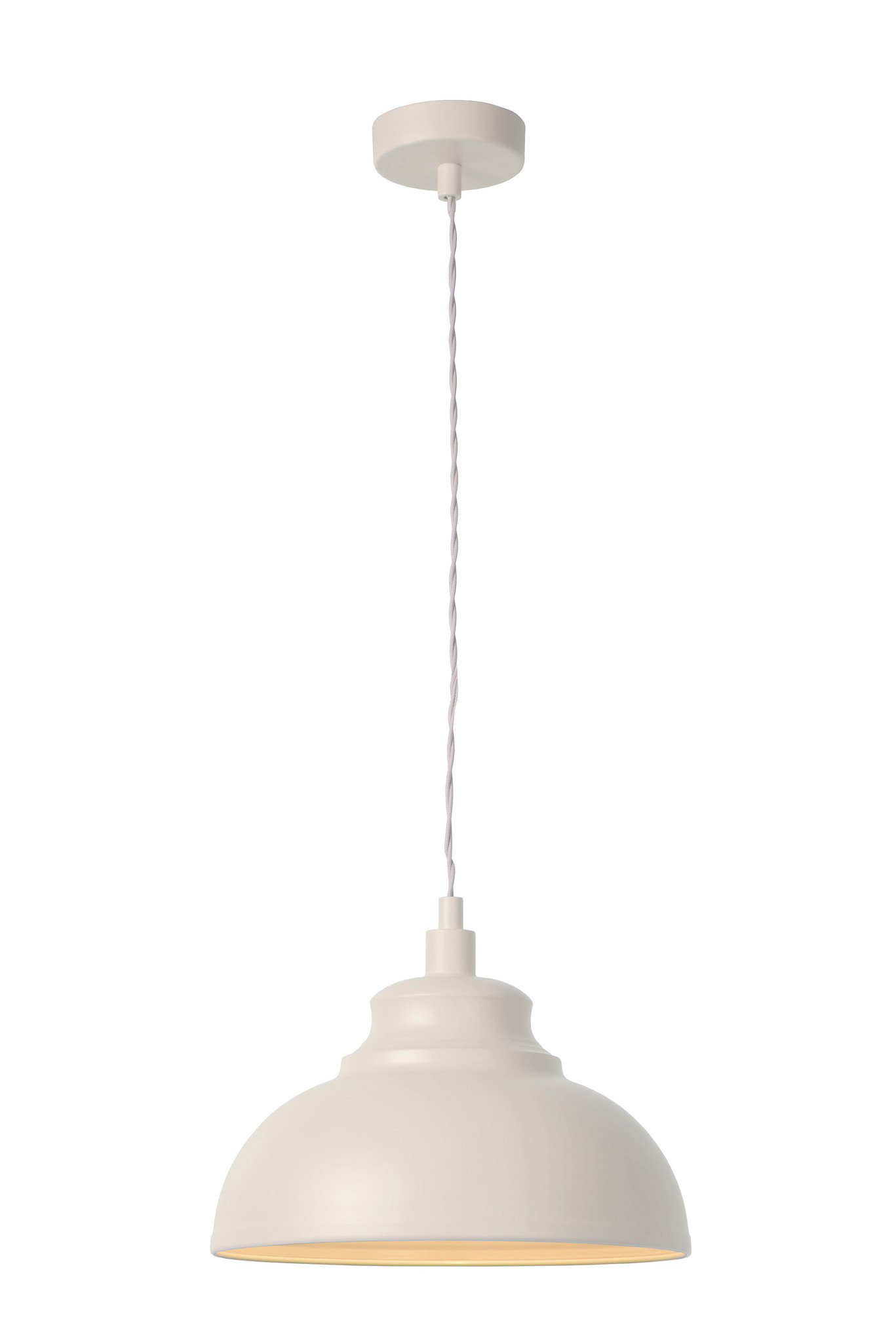 Lucide ISLA - Hanglamp - Ø 29 cm - 1xE14 - Beige