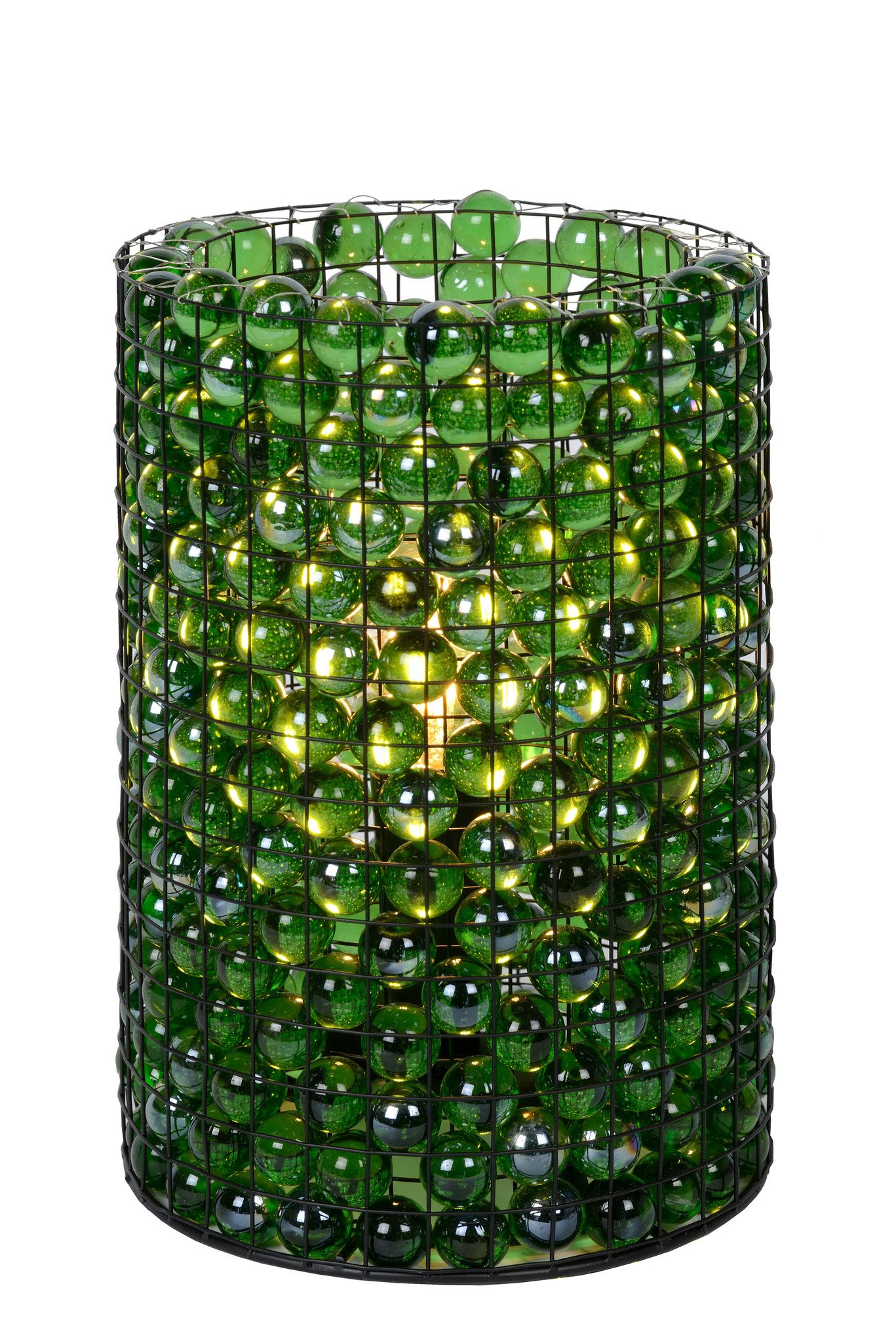 Lucide EXTRAVAGANZA MARBELOUS - Tafellamp - Ø 15 cm - 1xE14 - Groen