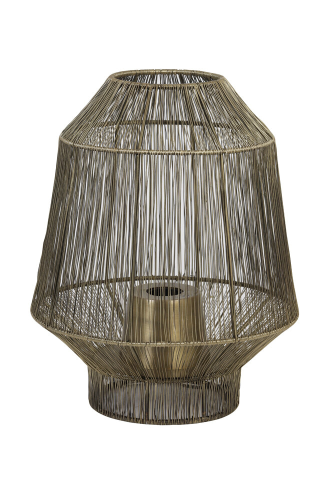 Light & Living Tafellamp 'Vitora' 46cm, kleur Antiek Brons