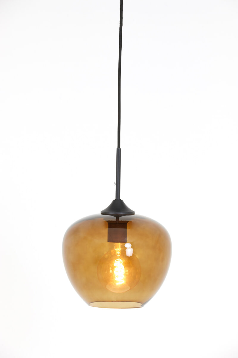Light & Living Hanglamp 'Mayson' Ø18cm, kleur Bruin