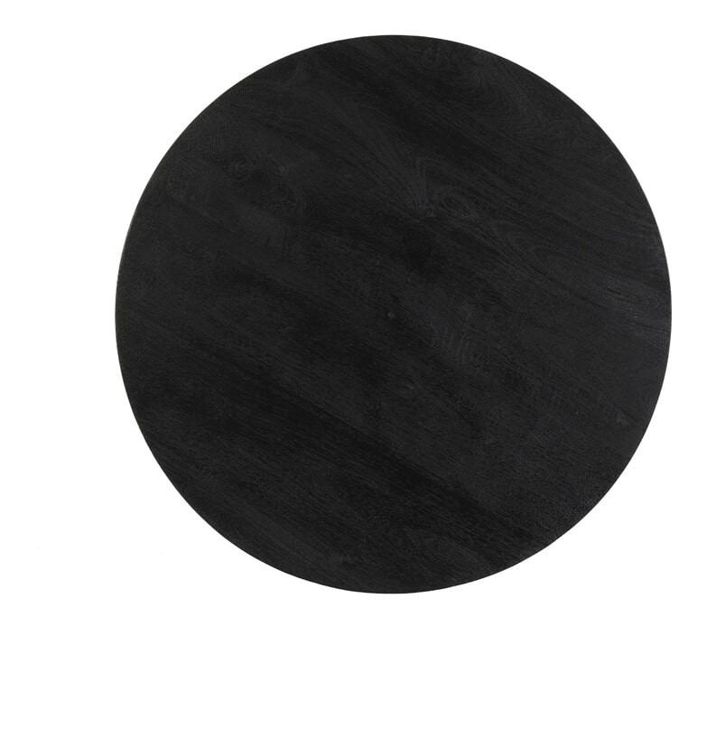 Light & Living Bijzettafel 'Bicaba' Ø60cm, hout zwart