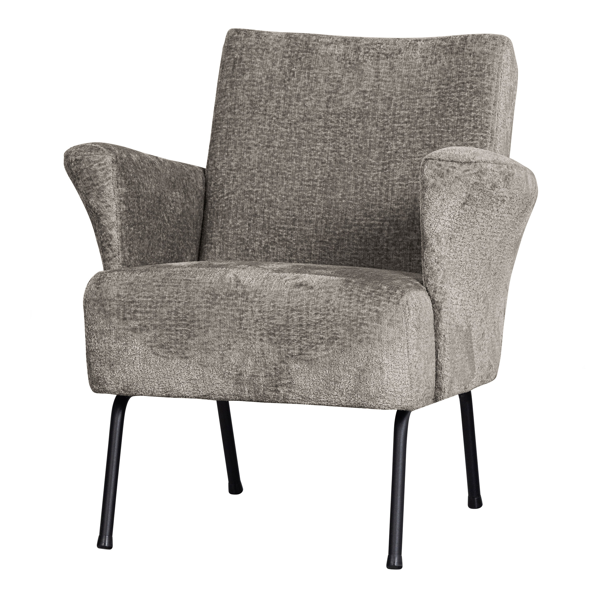 BePureHome Fauteuil 'Muse' Chenille, kleur Taupe