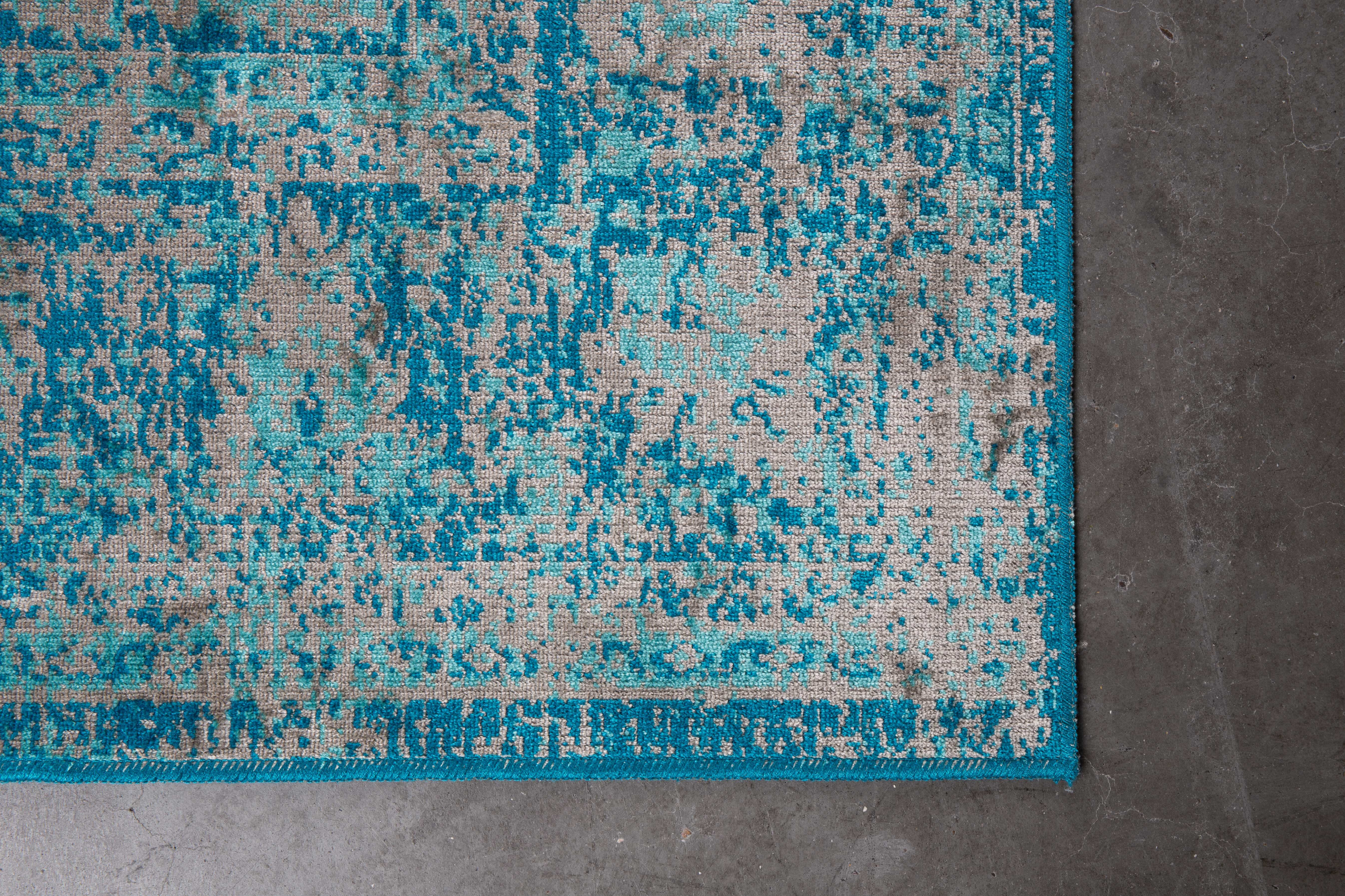 Vloerkleed 'Elian' 160 x 230cm, kleur Blauw