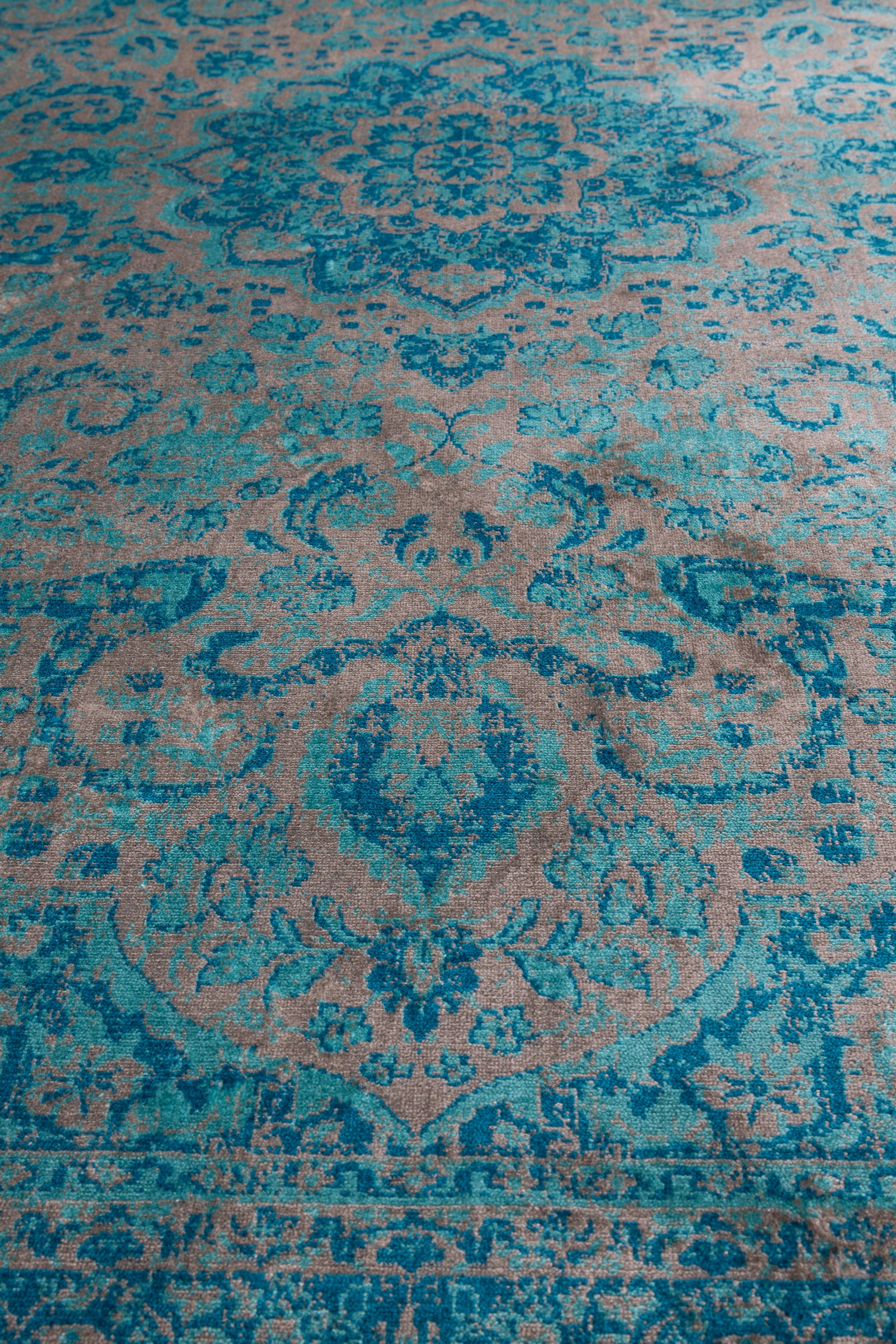 Vloerkleed 'Elian' 160 x 230cm, kleur Blauw