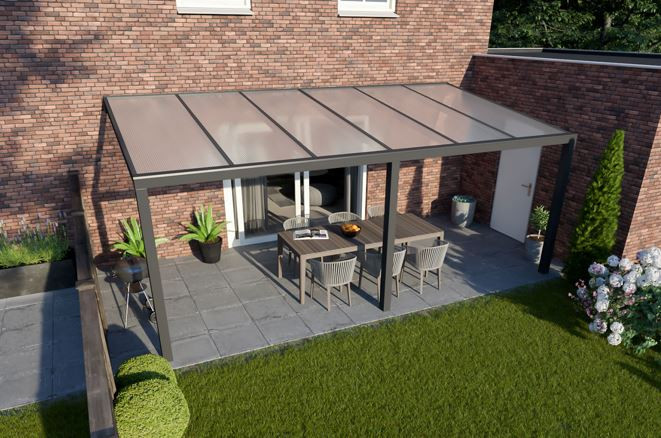 Greenline veranda 600x350 cm - polycarbonaat dak
