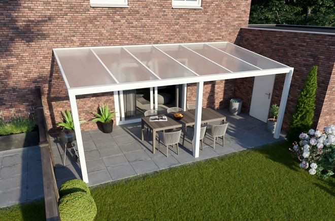 Greenline veranda 600x400 cm - polycarbonaat dak