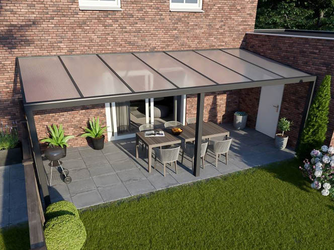 Greenline veranda 700x400 cm - polycarbonaat dak