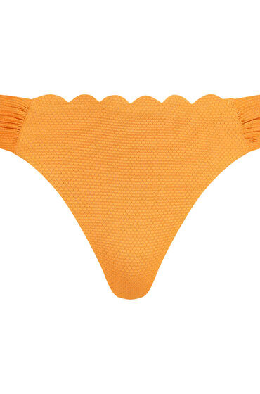 Hunkemöller Rio Bikinibroekje Scallop Lurex Oranje