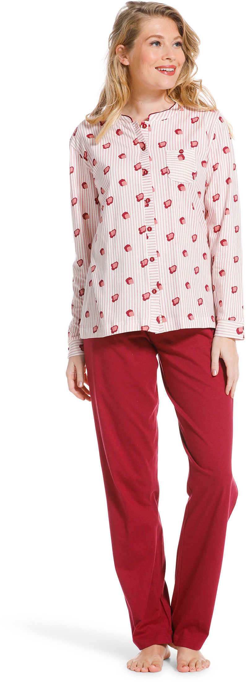 Pastunette doorknoop dames pyjama 20222-104-6-38