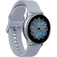 Samsung Galaxy Watch Active2 44 mm aluminium kast zilver op sportbandje silver [wifi]