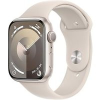 Apple Watch Series 9 45 mm aluminium kast sterrenlicht op sportbandje S/M sterrenlicht [Wi-Fi]