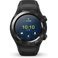 Huawei Watch 2 45 mm met zwarte sportband [wifi] zwart