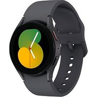 Samsung Galaxy Watch5 40 mm horlogekast van Black Aluminium op Graphite Sport Band S/M [Wi-Fi + 4G]