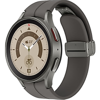 Samsung Galaxy Watch5 Pro 45 mm horlogekast van Grey Titanium op Grey Sport Band M/L [Wi-Fi]
