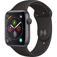 Apple Watch Series 4 44 mm aluminium spacegrijs met sportarmband [wifi] zwart