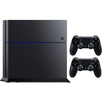 Sony PlayStation 4 1 TB [Ultimate Player Edition incl. 2 draadloze controllers, B-Chassis] zwart