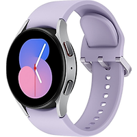 Samsung Galaxy Watch5 40 mm horlogekast van Grey Aluminium op Purple Sport Band M/L [Wi-Fi]