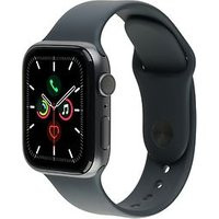 Apple Watch Series 6 40 mm kast van spacegrijs aluminium met zwart sportbandje [wifi]