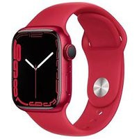 Apple Watch Series 7 41 mm kast van rood aluminium met rood sportbandje [wifi + cellular, (PRODUCT) RED Special Edition]