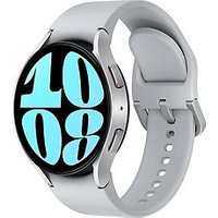 Samsung Galaxy Watch6 44 mm aluminium kast silver op sportbandje S/M silver [wifi + 4G]
