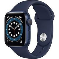 Apple Watch Series 6 40 mm kast van blauwe aluminium met blauw sportbandje [wifi]