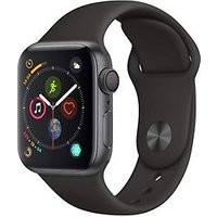 Apple Watch Series 4 40 mm aluminium spacegrijs met sportarmband [wifi] zwart