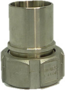 Tankwagenkoppeling Slangtule - RVS - 38mm x 1-1/2” binnendraad
