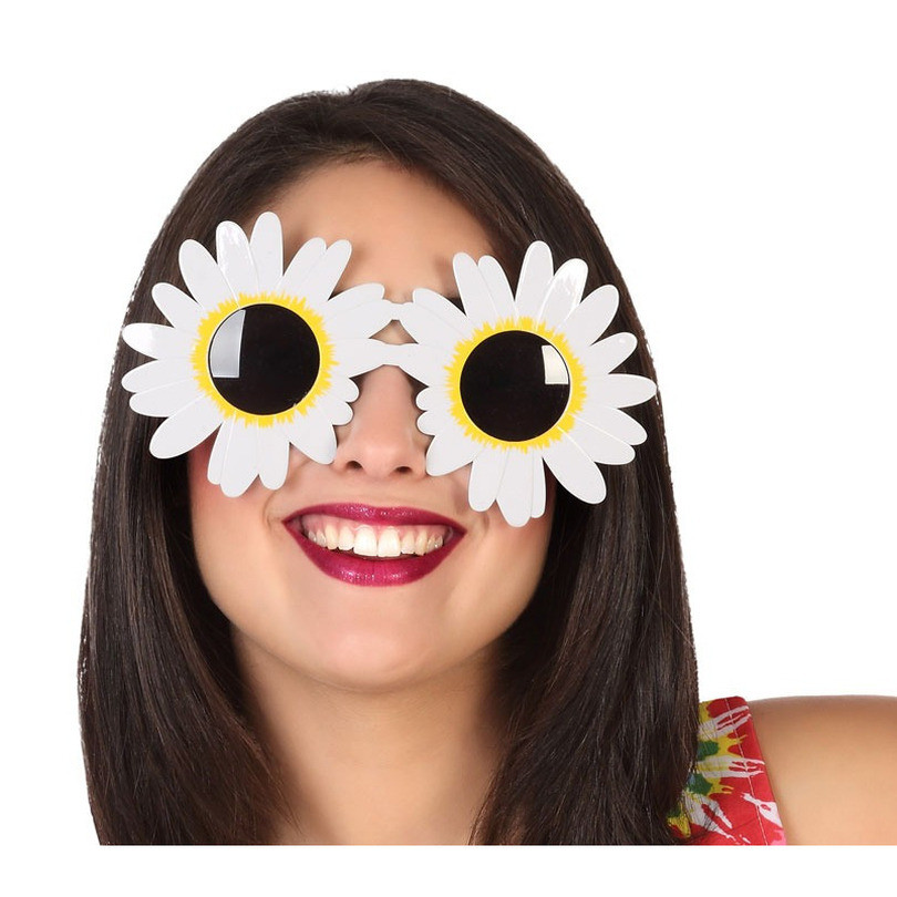 Toppers - Carnaval/verkleed party bril Flowers - Tropisch/hawaii thema - plastic - volwassenen