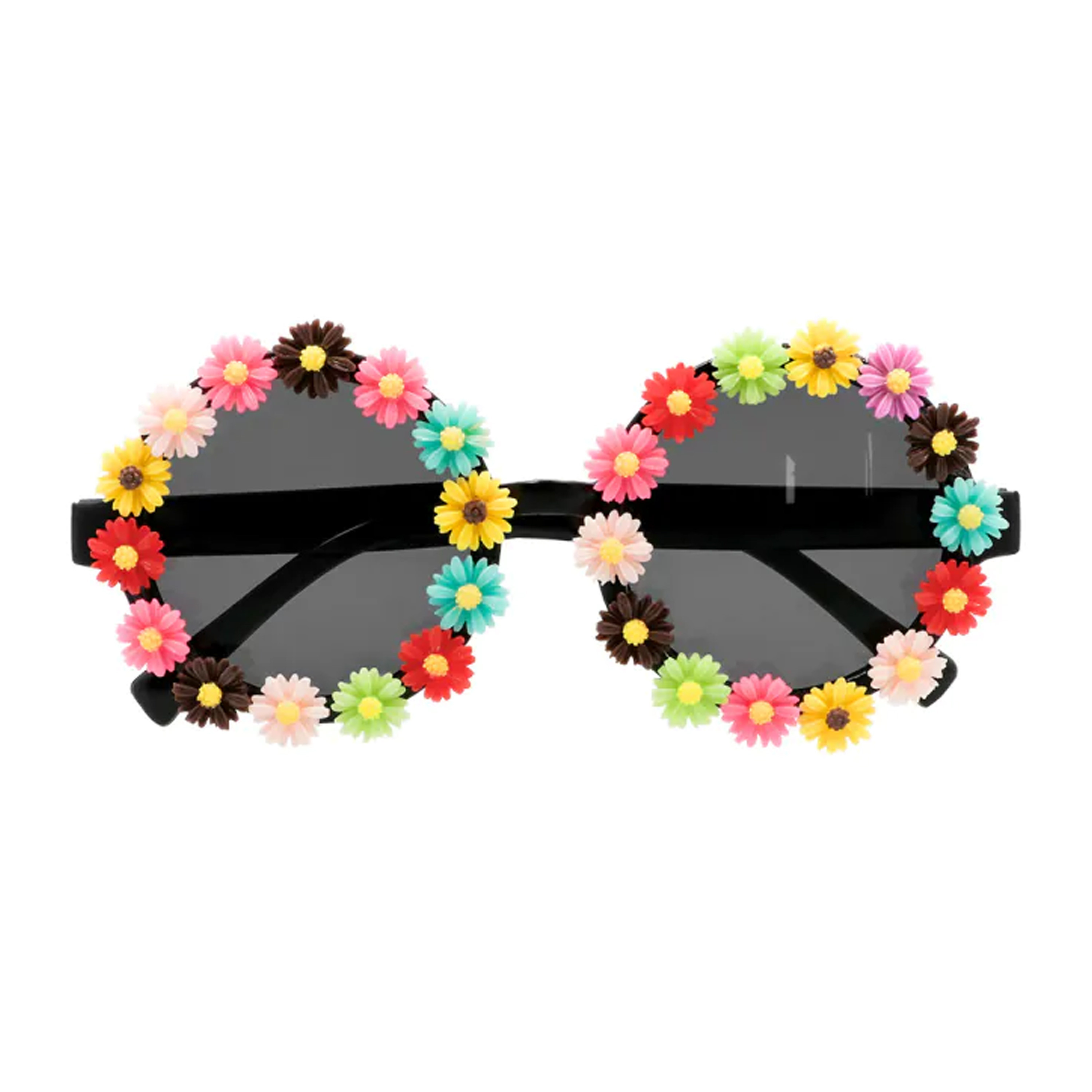 Toppers - Carnaval/verkleed party bril Flowers - Tropisch/hawaii thema - plastic - volwassenen
