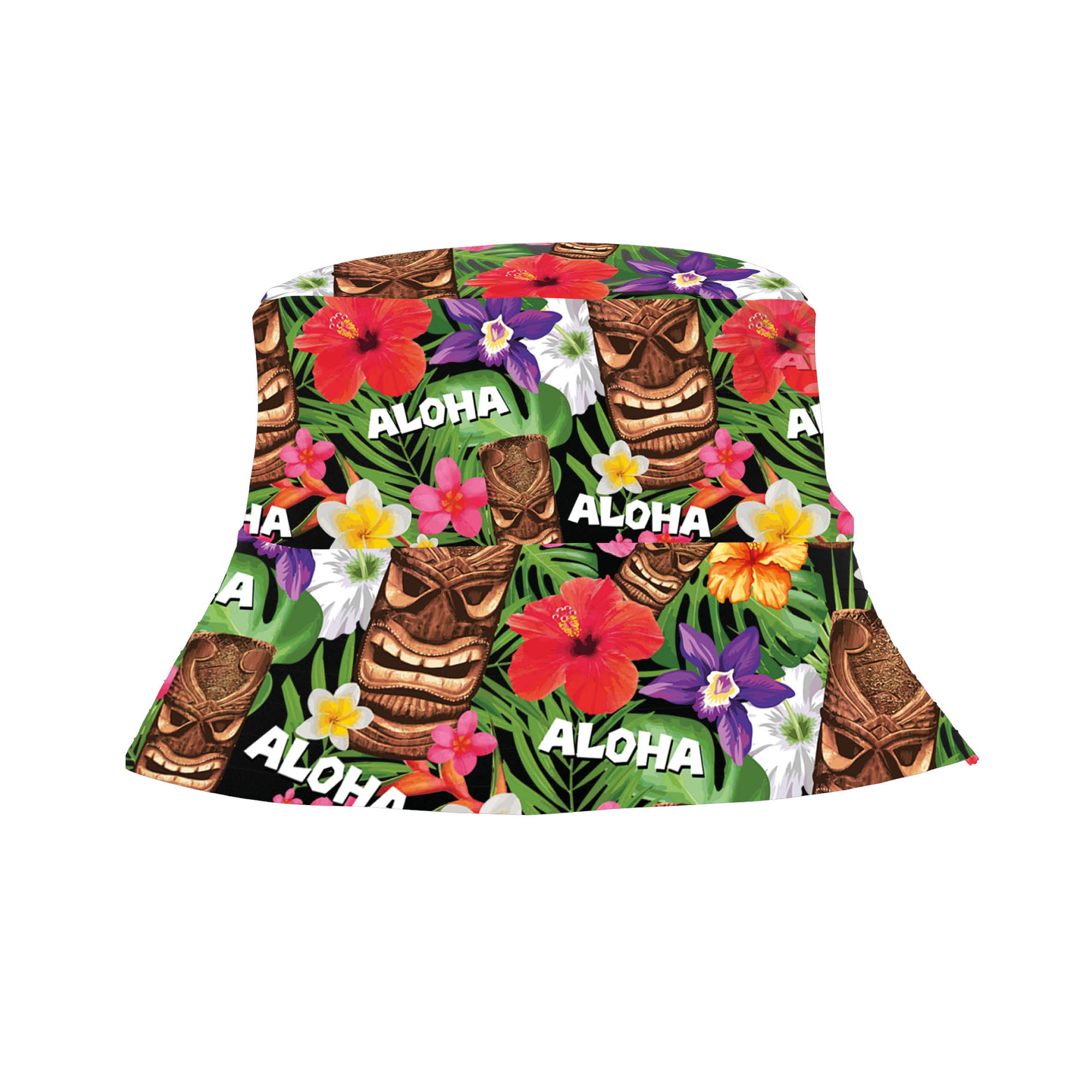 Toppers - Verkleed hoedje voor Tropical Hawaii party - Summer/jungle print - volwassenen - Carnaval/thema fees