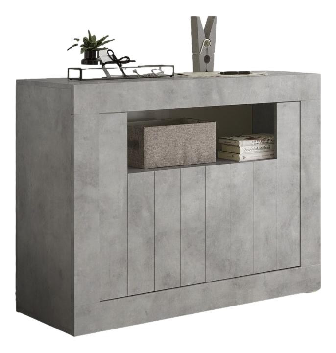 Dressoir Urbino 110 cm breed in grijs beton