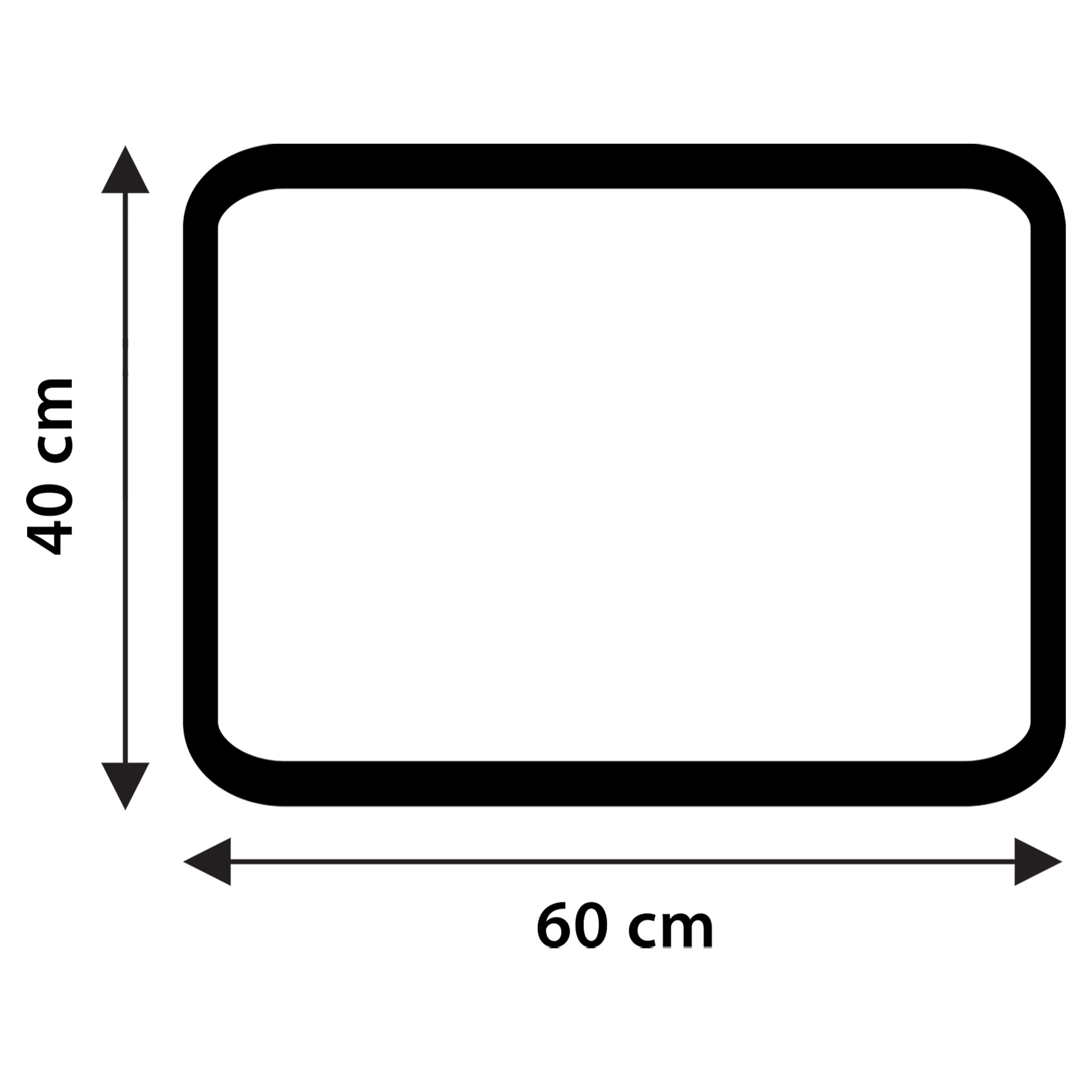 Differnz Relax badmat Microfiber/normal foam 60 x 40 cm antraciet