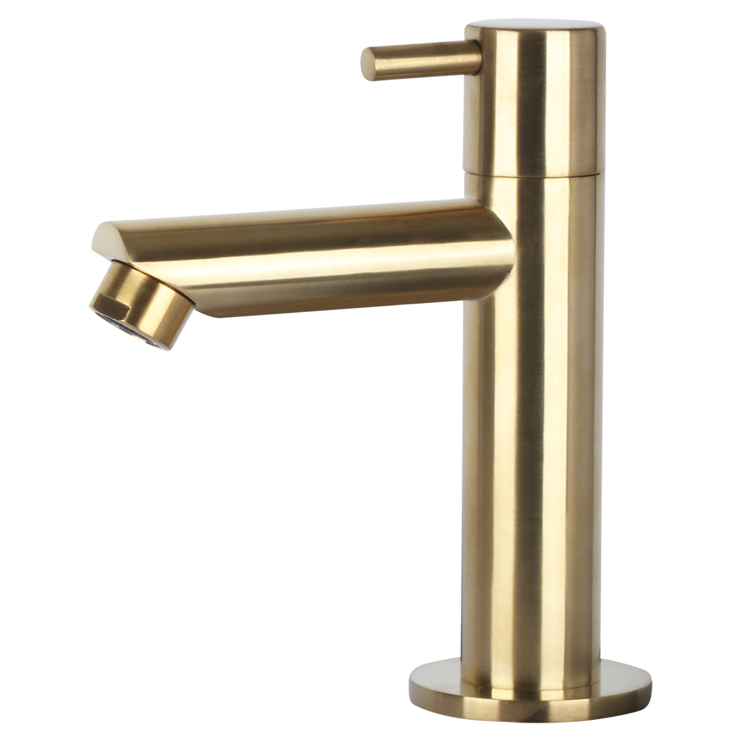 Differnz Flat fonteinset marmer kraan recht mat goud 38 x 24 x 8 cm