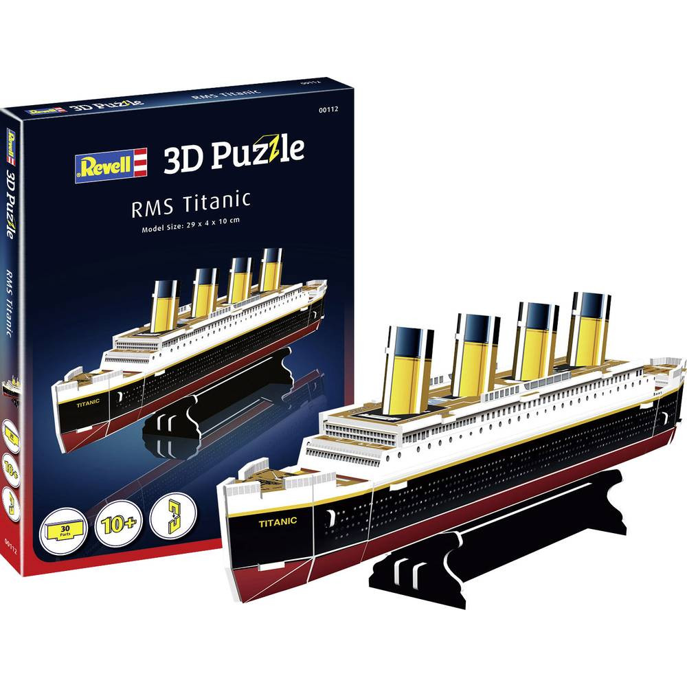 Revell 00112 3D-Puzzle RMS Titanic Aantal puzzelstukjes: 30