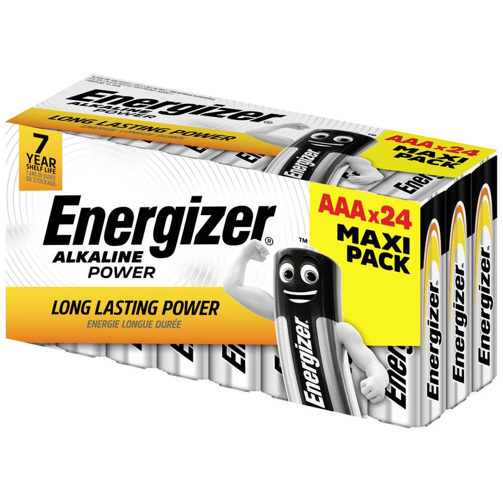 Energizer Power AAA batterij (potlood) Alkaline 1.5 V 24 stuk(s)
