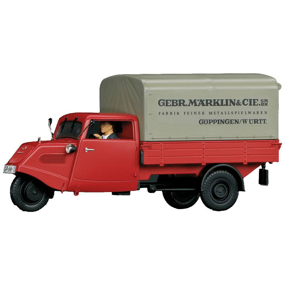 Märklin 018451 Schaal 1 Vrachtwagen Tempo Driewieler met huif