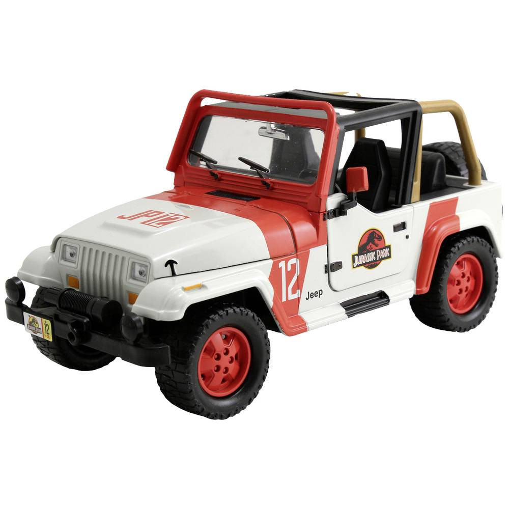 JADA TOYS Jurassic Park 1992 Jeep Wrangler 1:24 Auto