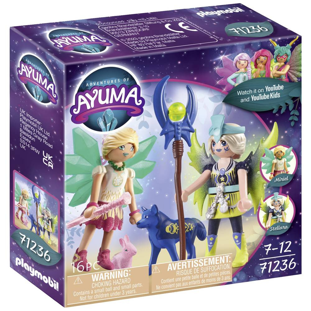 Playmobil Ayuma Crystal- en Moon Fairy met zeedieren 71236