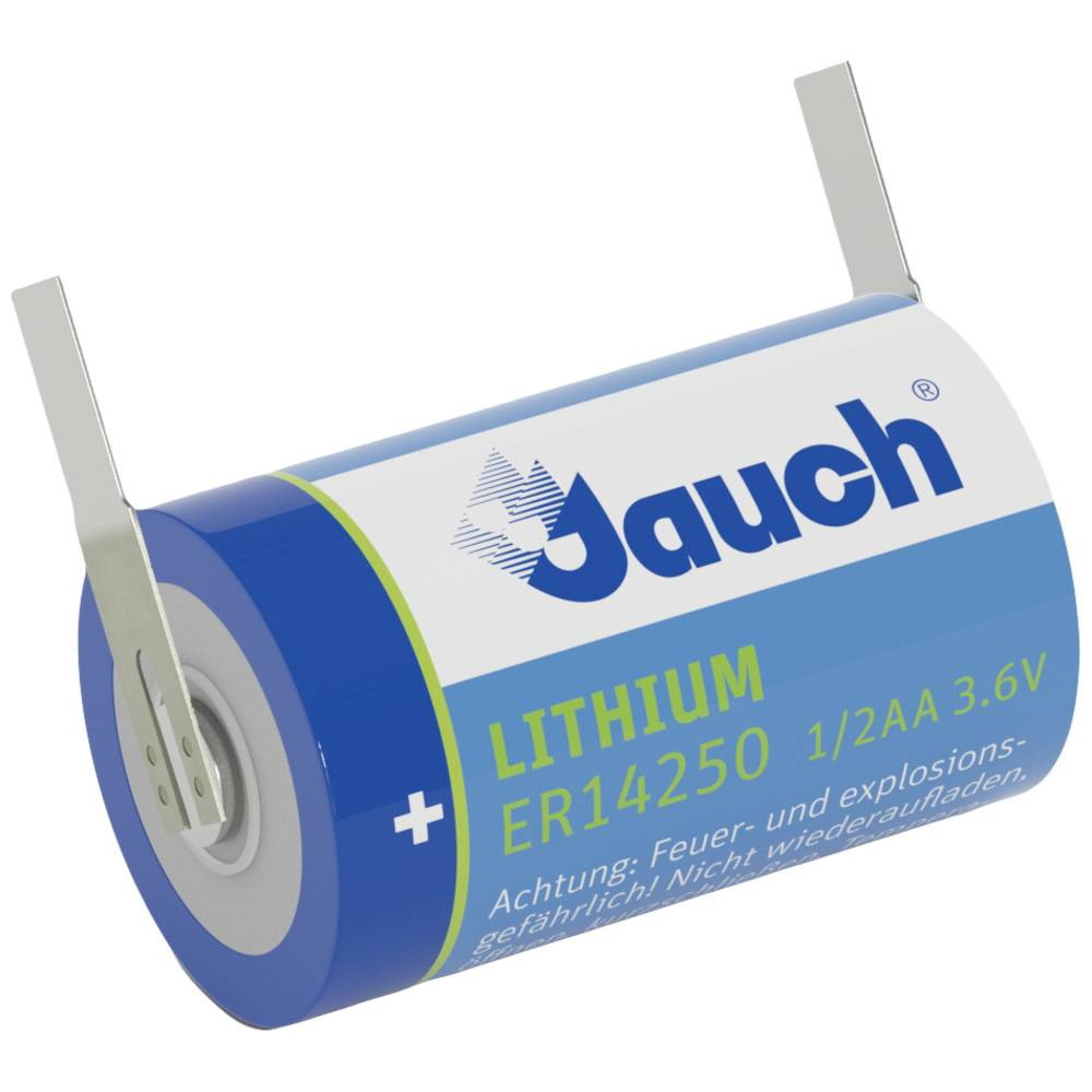 Jauch Quartz ER 14250J-T Speciale batterij 1/2 AA U-soldeerlip Lithium 3.6 V 1200 mAh 1 stuk(s)
