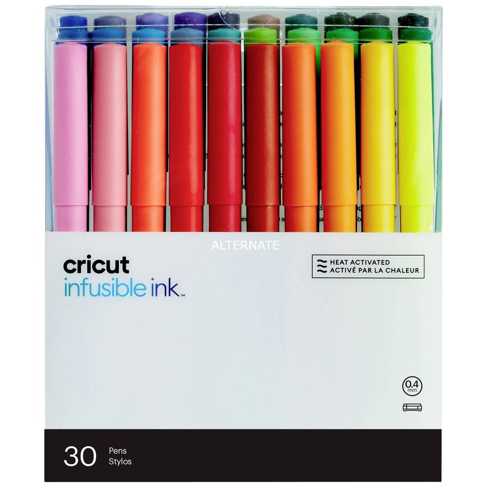 Cricut Ultimate Infusible Ink Pen Set 30er Stiftset Meerdere kleuren