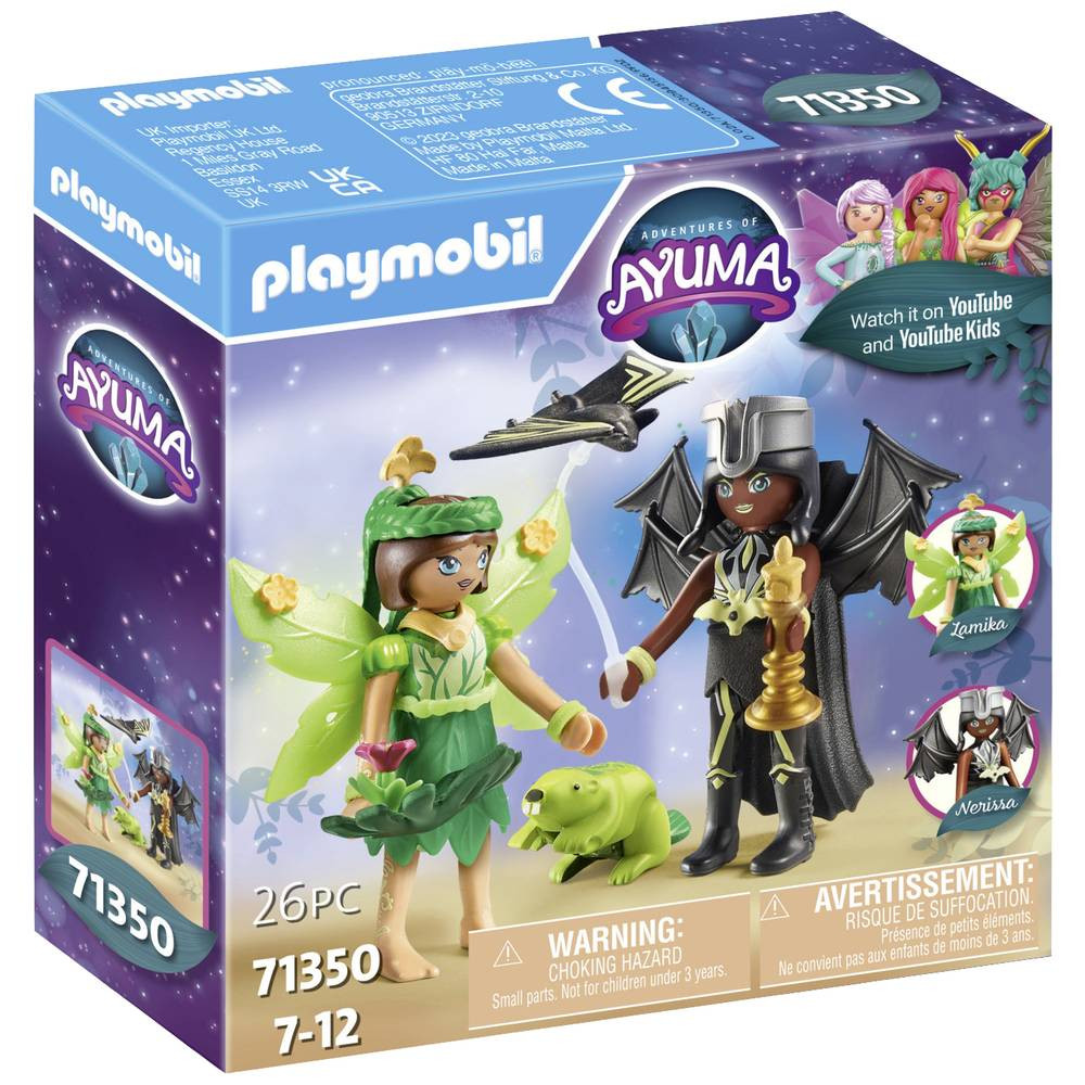 Playmobil Ayuma BosFairy & BAT Fairy met zeedieren 71350