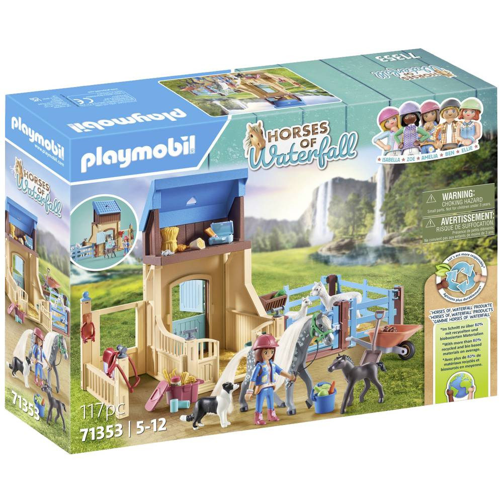 Playmobil Horses of Waterfall Amelia & whisper met paardenbox 71353