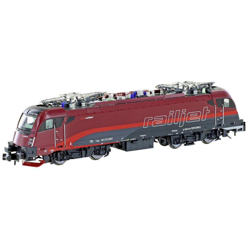 Hobbytrain H2738 N elektrische locomotief Rh 1216 Taurus van de ÖBB Railjet
