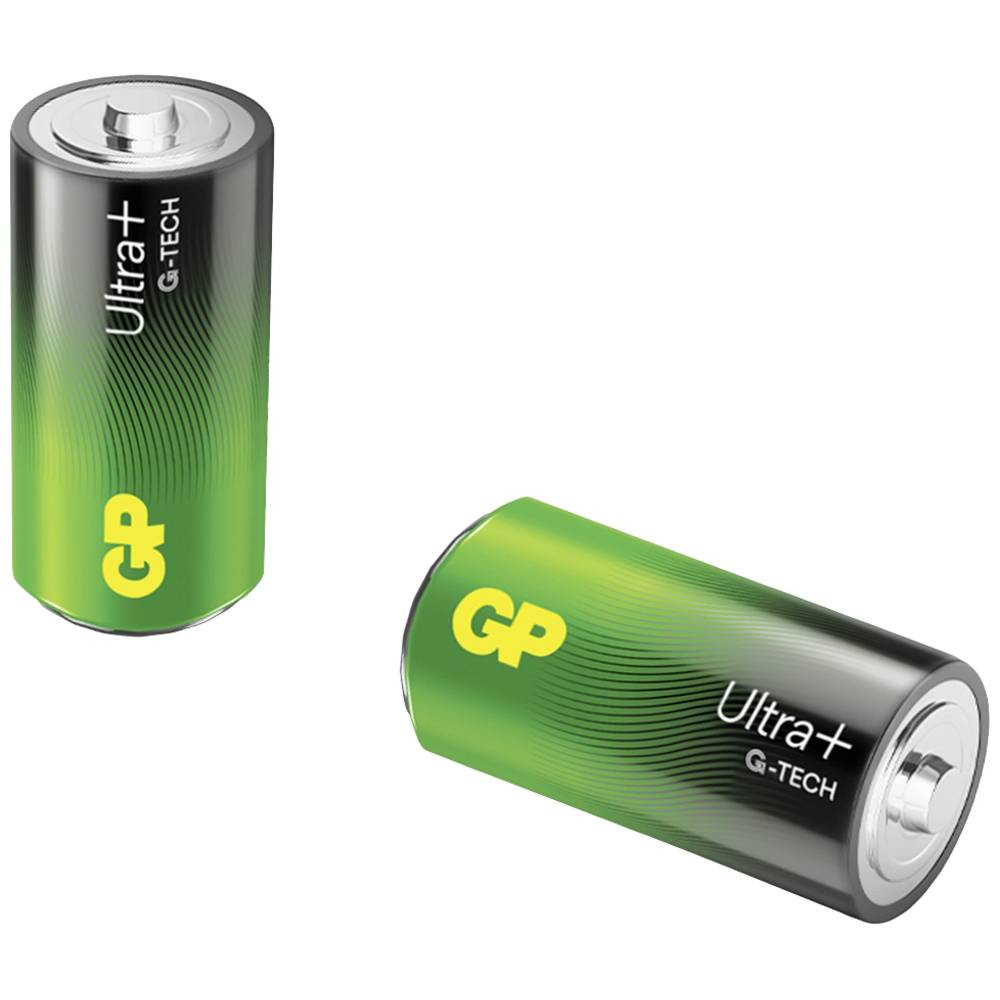 GP Batteries Ultra Plus C batterij (baby) Alkaline 1.5 V 2 stuk(s)