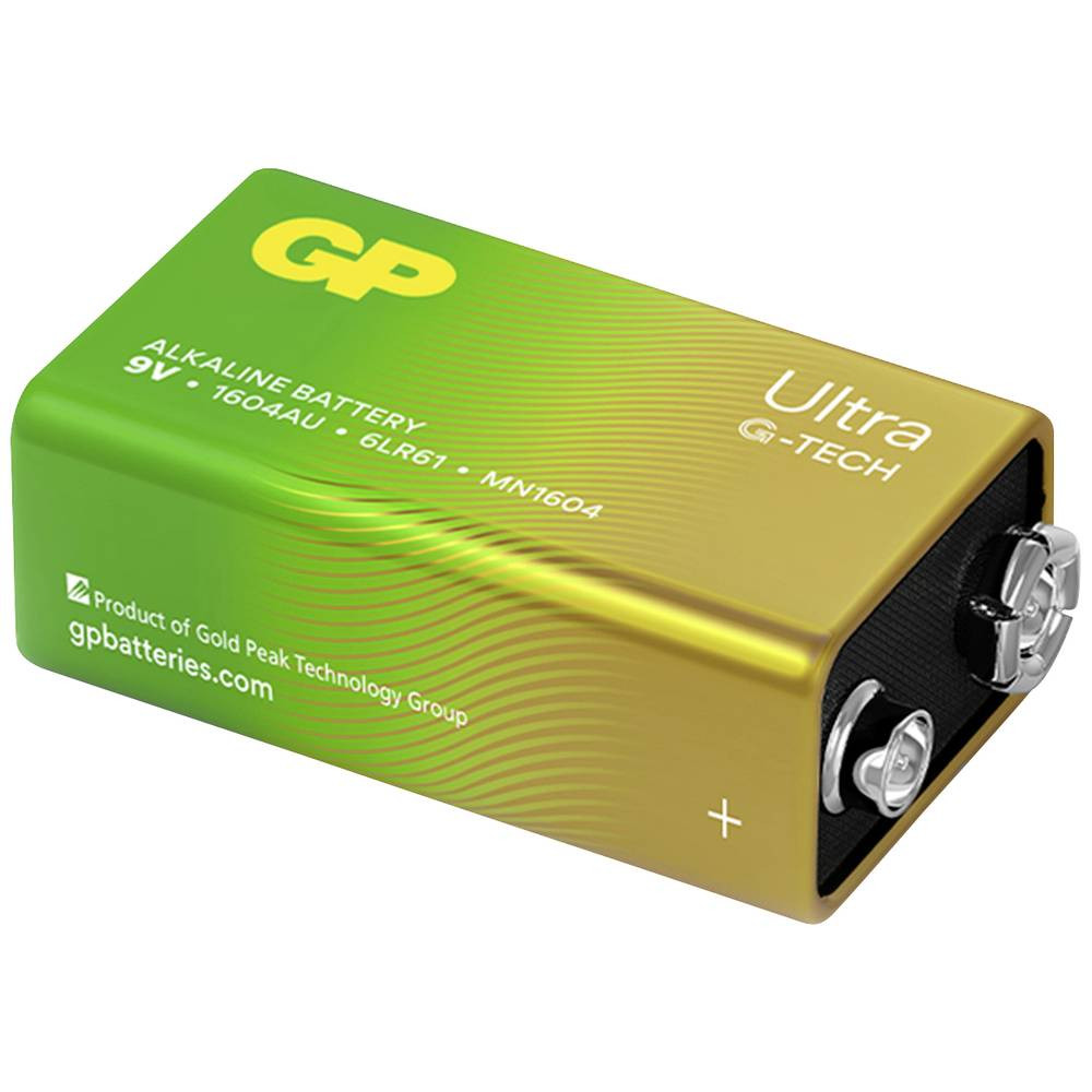 GP Batteries Ultra 9V batterij (blok) Alkaline 9 V 1 stuk(s)