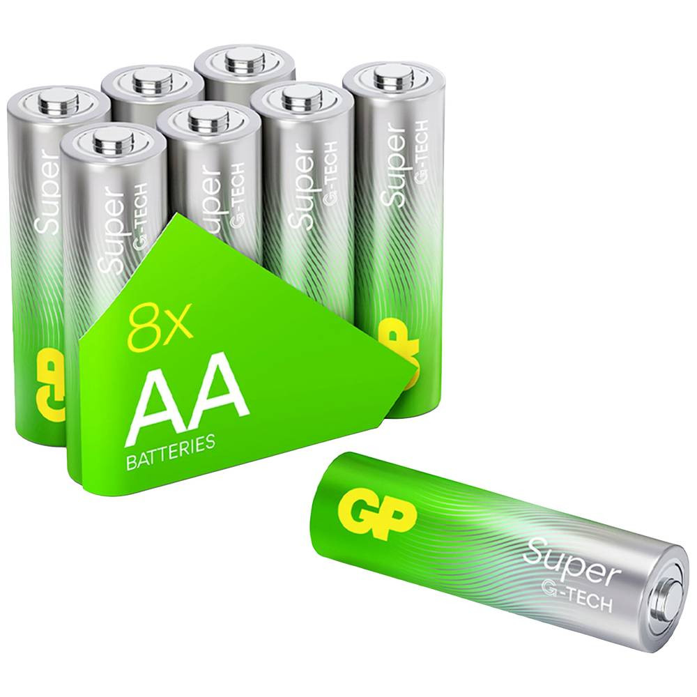 GP Batteries Super AA batterij (penlite) Alkaline 1.5 V 8 stuk(s)