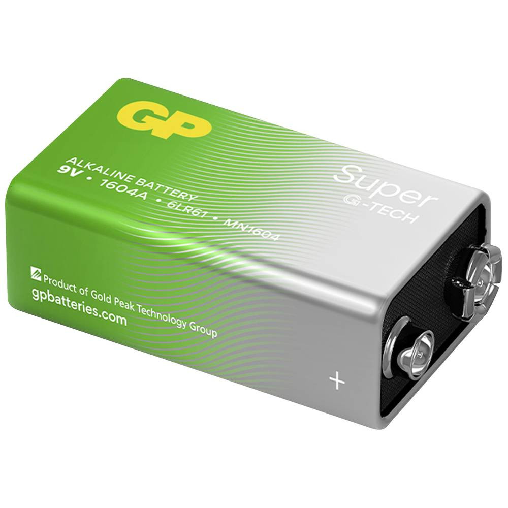 GP Batteries Super 9V batterij (blok) 9 V 1 stuk(s)