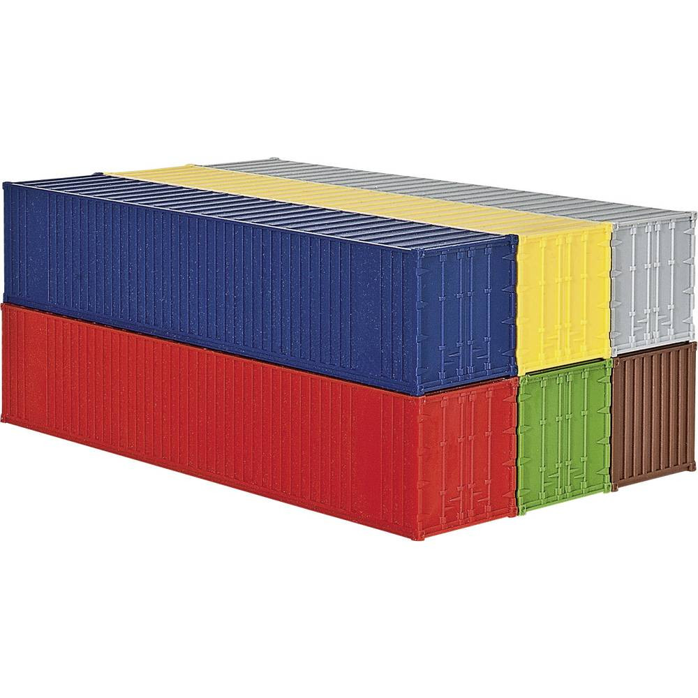 Kibri 10922 H0 40 container 6 stuk(s)
