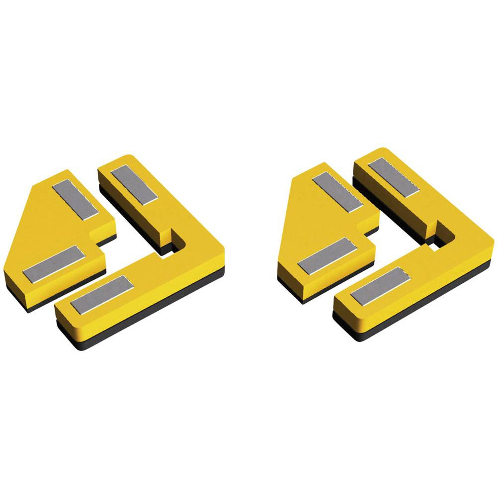 Proses PPR-SS-02 Snap & Glue rechte hoek 2 houders met 8 magneten